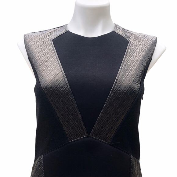 Missoni black sleeveless sheath dress fabric neoprene size 4 - Picture 13 of 15